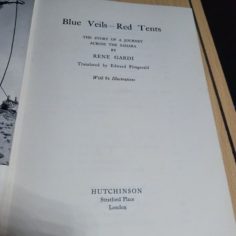 Wandering Fisherman by V Fox-Strangways (1955 1st Edition) b5