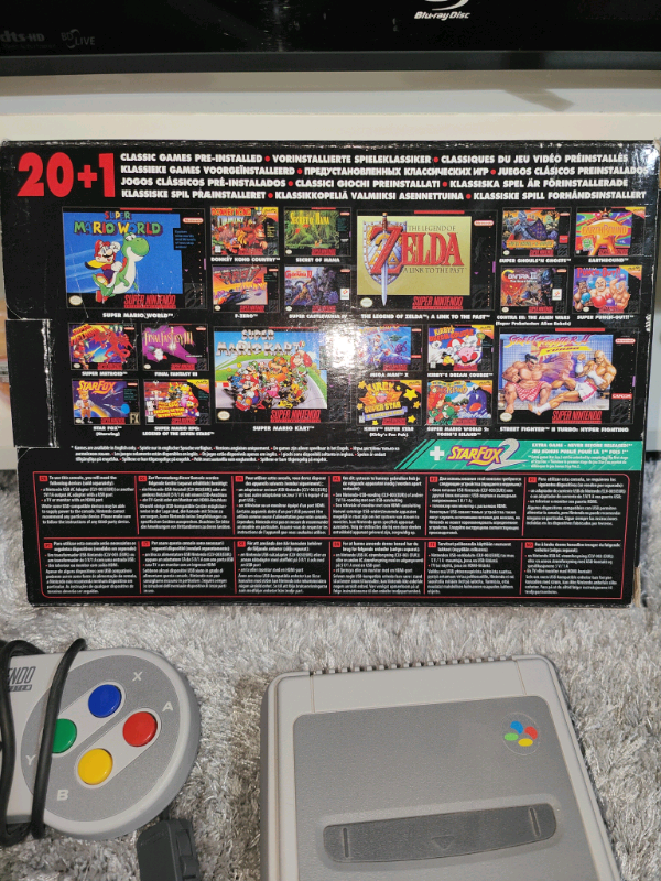 SNES Mini Classic with Extra Games Added