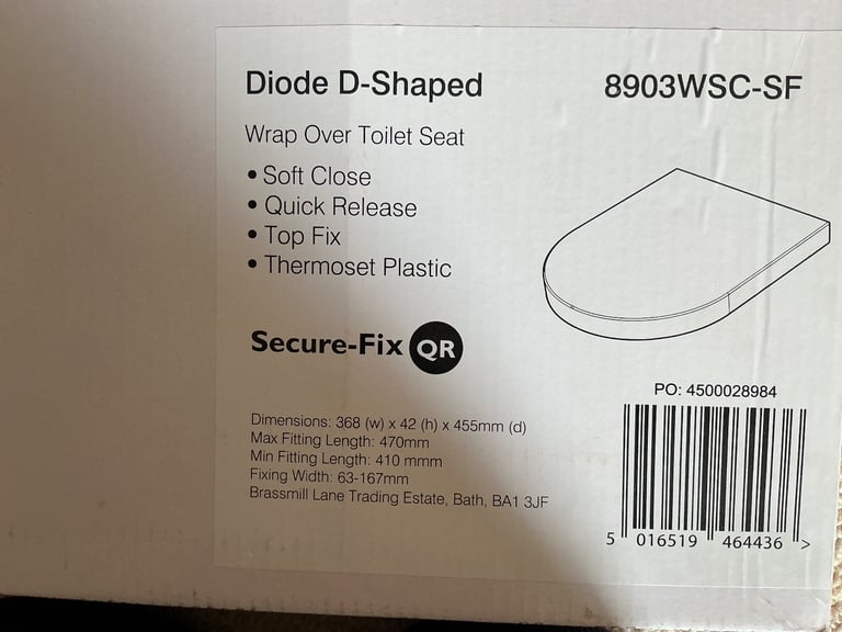 image for Brand New Luxury Soft Close Toilet Seat - Never Used