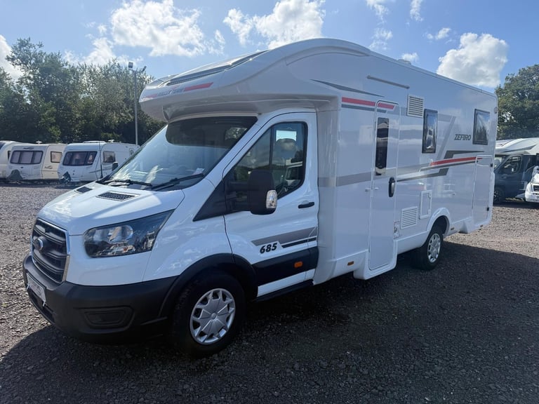 Rollerteam Zefiro 685 5 Berth Rear Fixed Bed 2022 Motorhome For Sale 