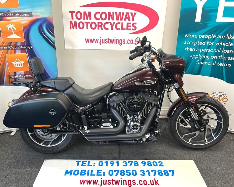 image for HARLEY DAVIDSON FLSB SPORT GLIDE 1745, 2 OWNERS, 21,690 MILES, FSH, £8995