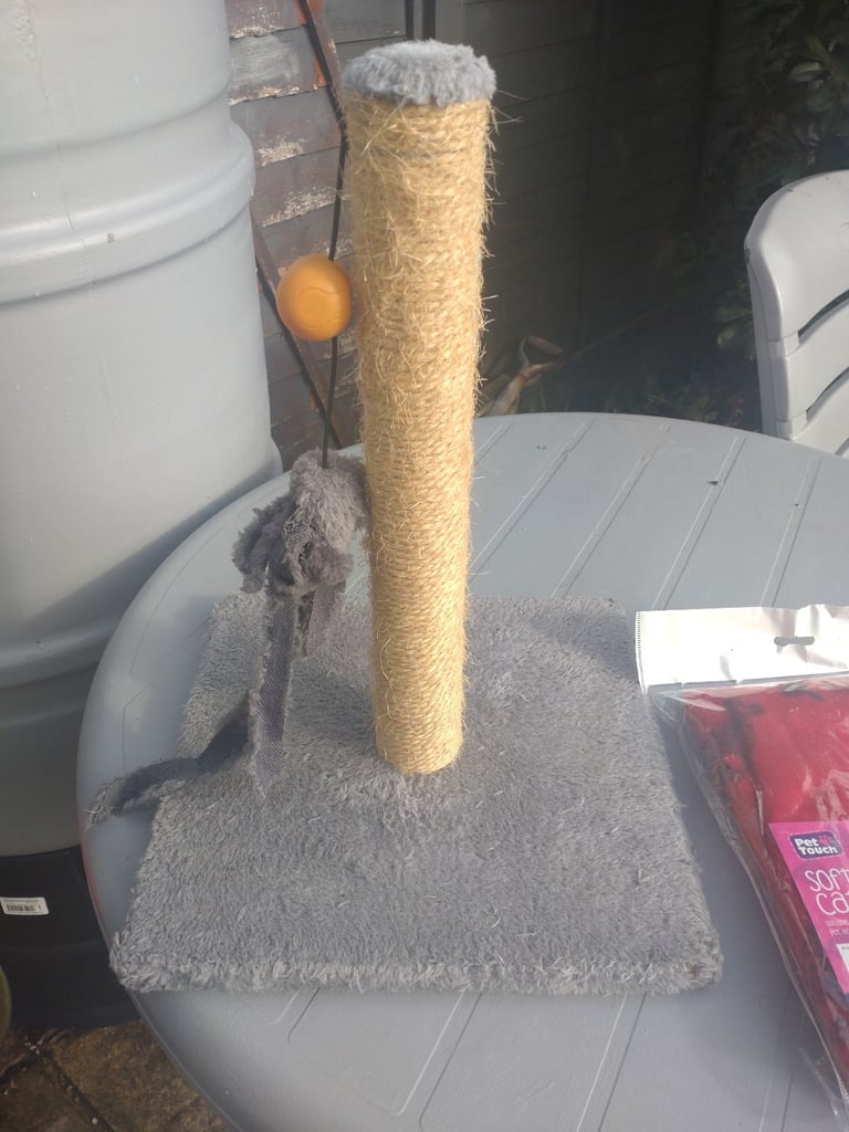 Cats scratch post size 12 by 22 inches hight is 15 in pick up only 