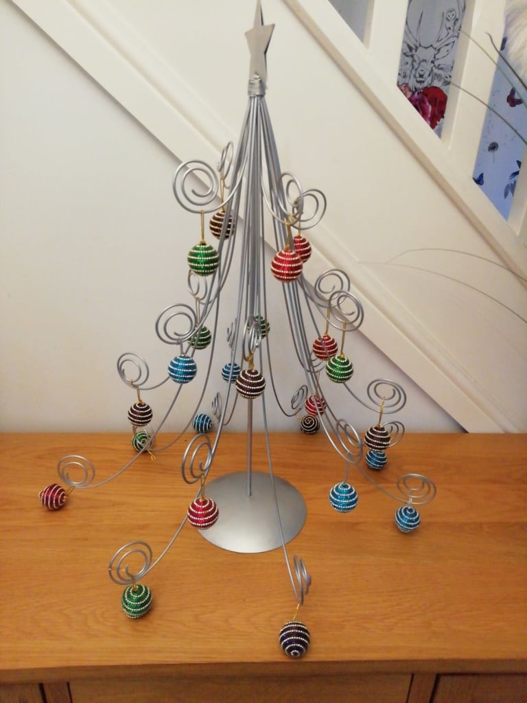 image for MODERN CHRISTMAS TREE METAL 