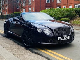 2014 Bentley Continental 6.0 W12 GTC Speed Auto 4WD Euro 5 2dr CONVERTIBLE Petro