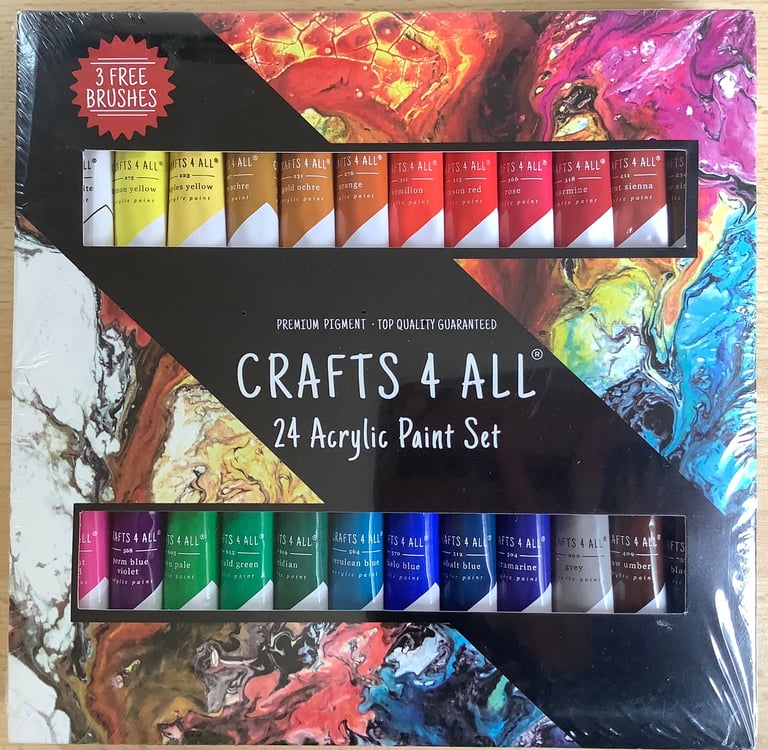 Set of 20 Acrylic Paints, Metallic - arts & crafts - by owner - sale -  craigslist