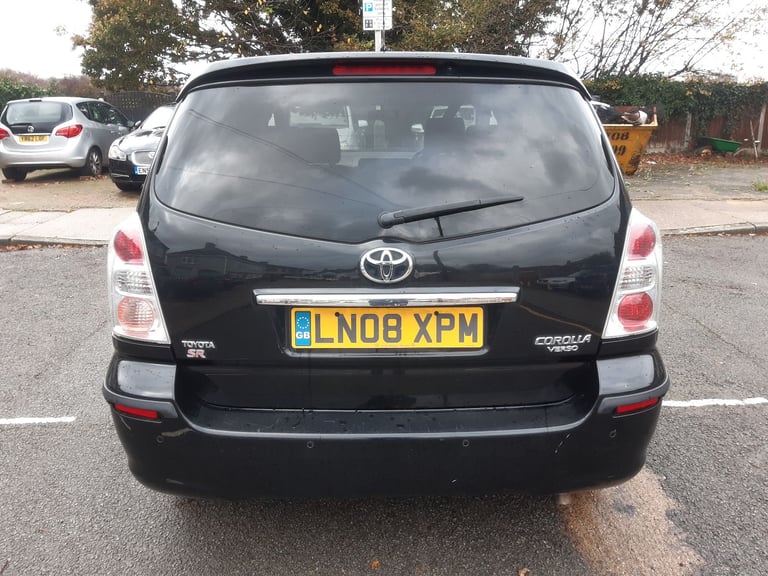 2008 Toyota Corolla Verso 1.8 VVT-i SR MPV 5dr Petrol Manual 7 Seater Low miles ULEZ Free HPI Clear
