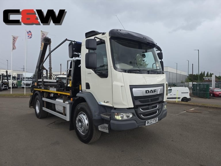 2022 (22) DAF FA LF 230 18T 4x2 Skip Loader - 160,000KMS