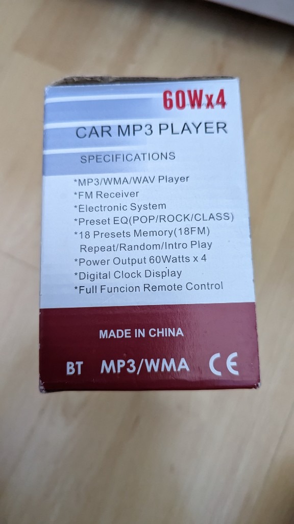 NEW PolarLander JSD-520 Car Radio Audio USB/SD/MP3 Player