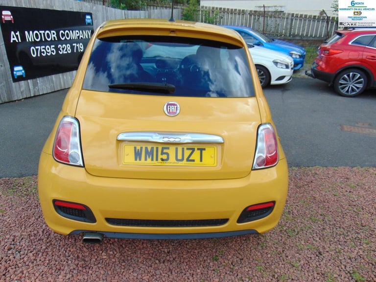 FIAT 500 1.2 500 1.2 69hp S * ONLY 34013 MILES * 8 SERVICE STAMPS * MOT AUGUST