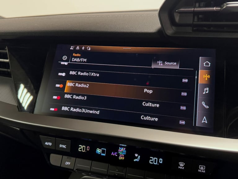 2022 Audi A3 1.5 TFSI 35 S line Sportback 5dr Petrol S Tronic Euro 6 (s/s) (150 ps) HATCHBACK Pet...