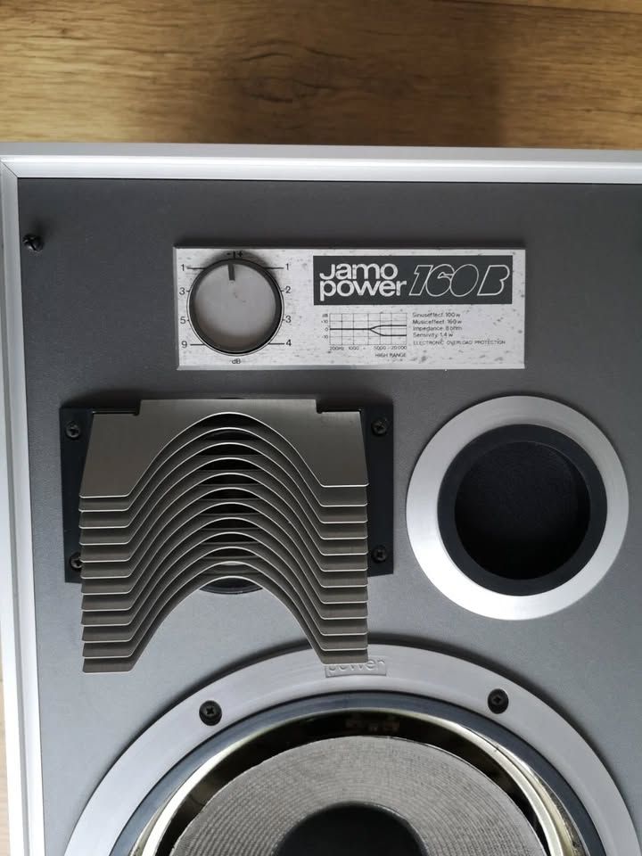 Vintage Jamo Power 160B HiFi ONE Speaker - 160 W spares repair project, Priced by pair