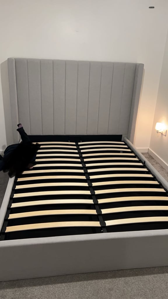 image for King size bed frame only 
