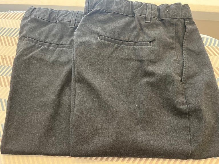 image for Two school trousers 14-15 yrs 