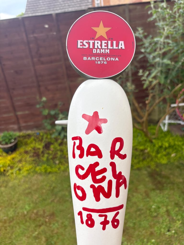 Estrella Damm Barcelona beer Pump 