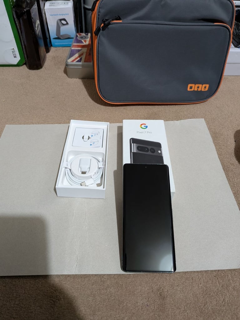 *Sold* Google Pixel 7 Pro 128gb Black Unlocked Mobile Phone