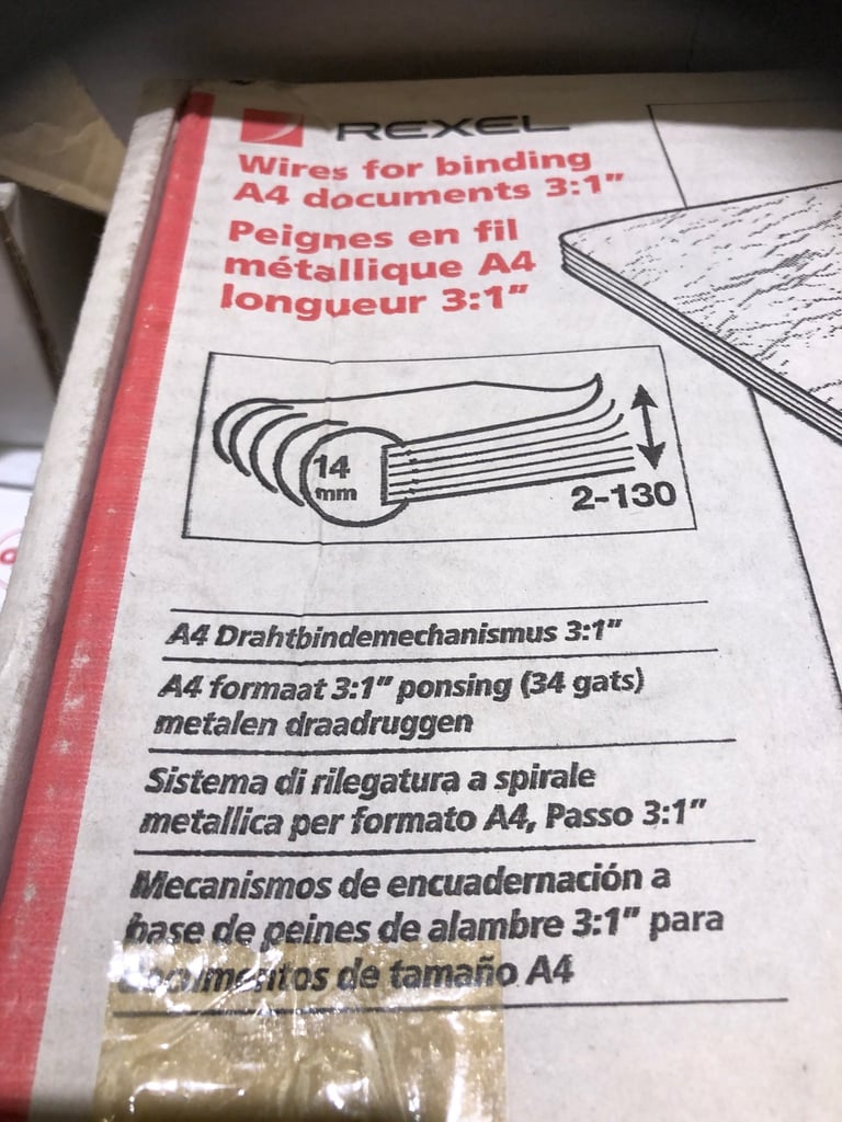 Wire binder machine GBC Wirebind M100