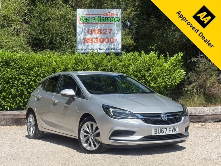 2017 67 VAUXHALL ASTRA 1.4I TURBO TECH LINE NAV HATCHBACK 5DR PETROL MANUAL 