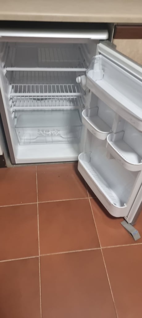 BEKO Silver under the counter fridge - excellent condition