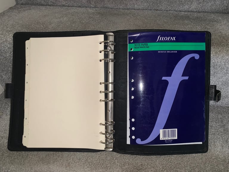 Genuine Leather Filofax Deskfax £5