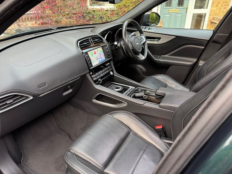 A rare British Racing Green 2018 Jaguar F-Pace D240 R-Sport with 12 months' MOT