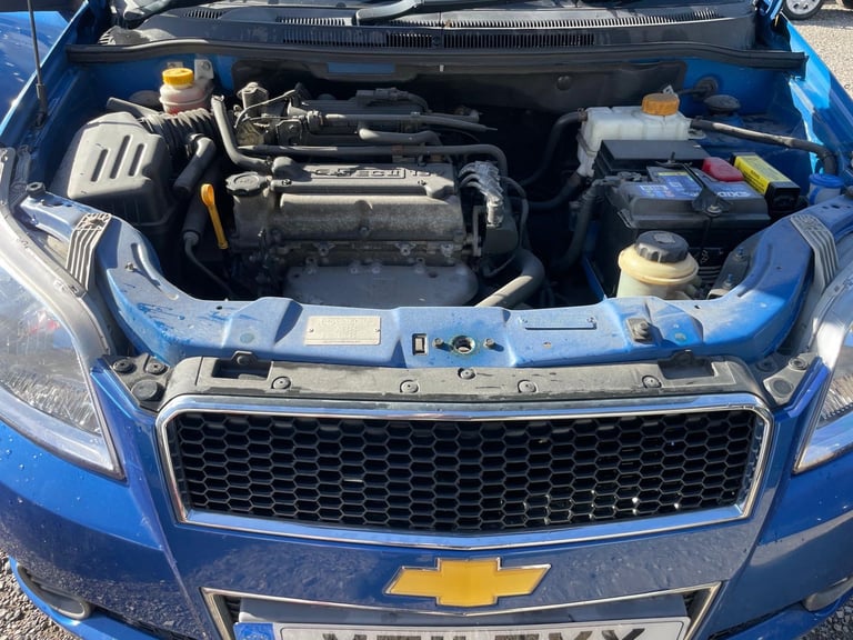 CHEVROLET AVEO 1.2 11 REG BLUE 5 DOOR GENUINE 30249 MOT JUNE 27TH 2026 TAX £165 LOW INSURANCE 50+MPG