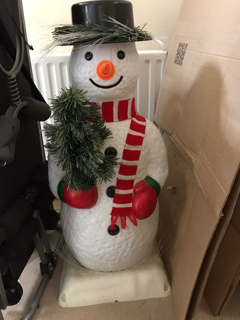 Fibre optic snowman. Spares or repair