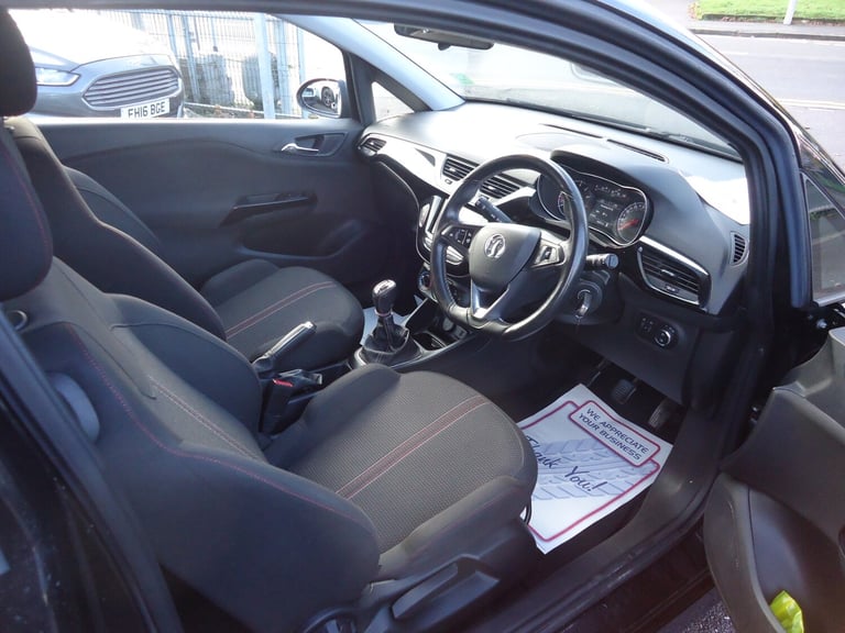 2018 Vauxhall Corsa 1.4T [150] Black Edition 3dr HATCHBACK Petrol Manual