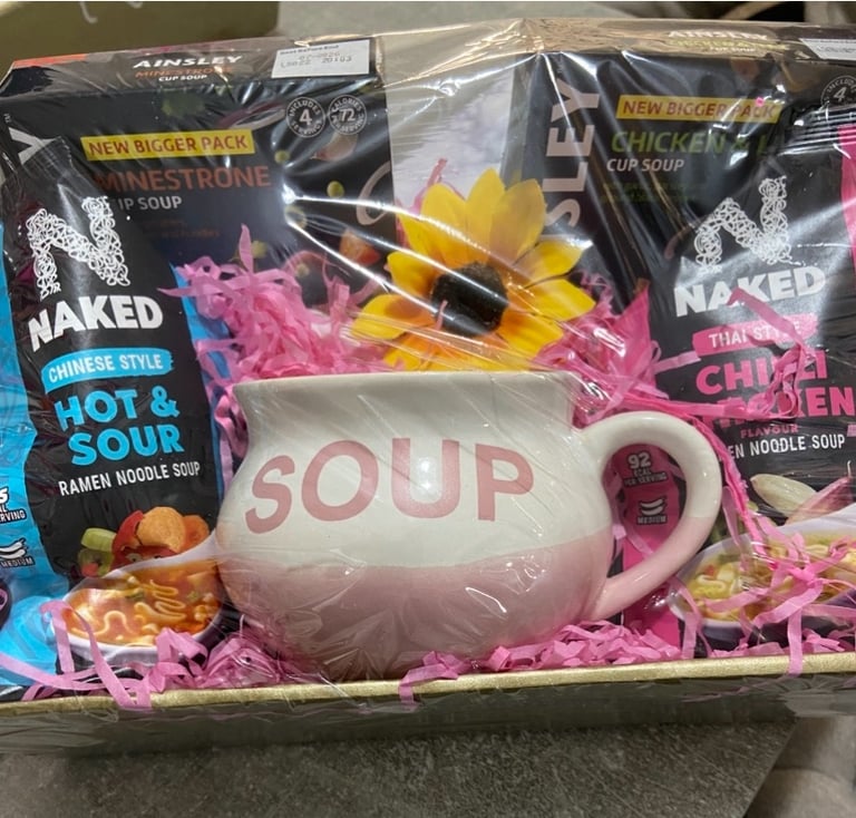 Women’s, ladies, mini soup gift hamper, sealed.