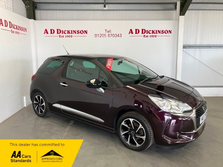 2017 DS Automobiles DS 3 BLUEHDI ELEGANCE S/S HATCHBACK Diesel Manual