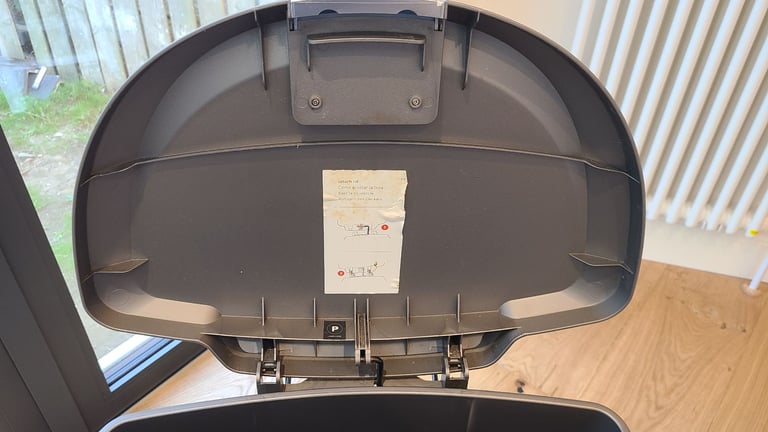 simplehuman CW1357 50L Semi-Round Kitchen Pedal Bin with Lid Lock