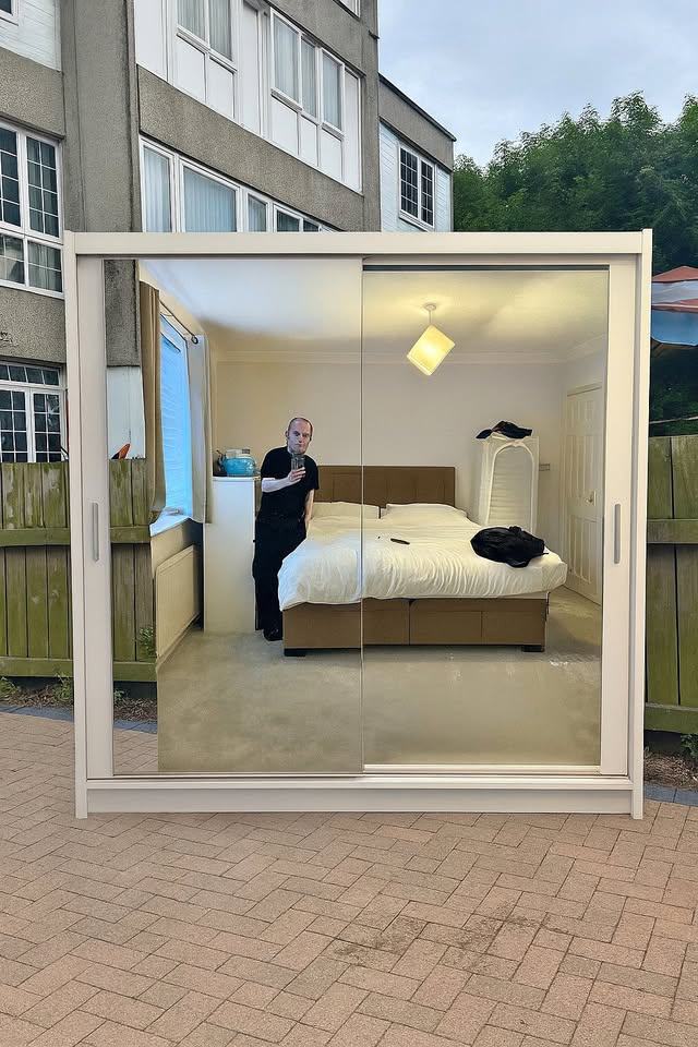 image for 203 cm Berlin Wardrobe Sliding door Mirror Wardrobe !! order Now 