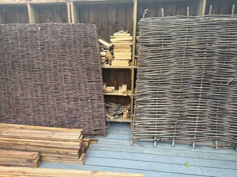 image for Willow - Hazel - 6 foot high x 6 foot wide Fence Panel