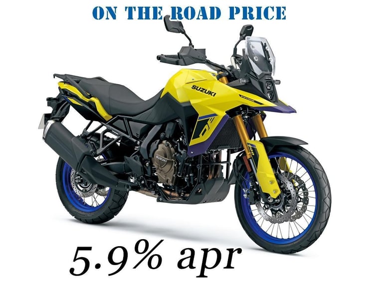 2025 Suzuki DL800 DE V-Strom, Vstorm, Vstrom save 504 & 5.9% APR finance