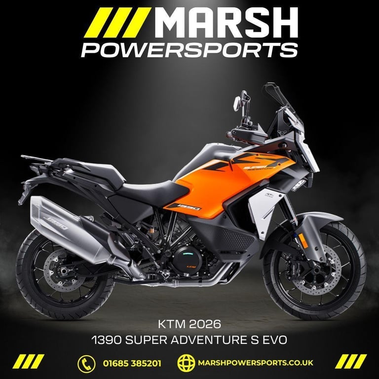 image for KTM 1390 Super Adventure S Evo Orange 2026 - KTM Main Dealer - Reserve Now!