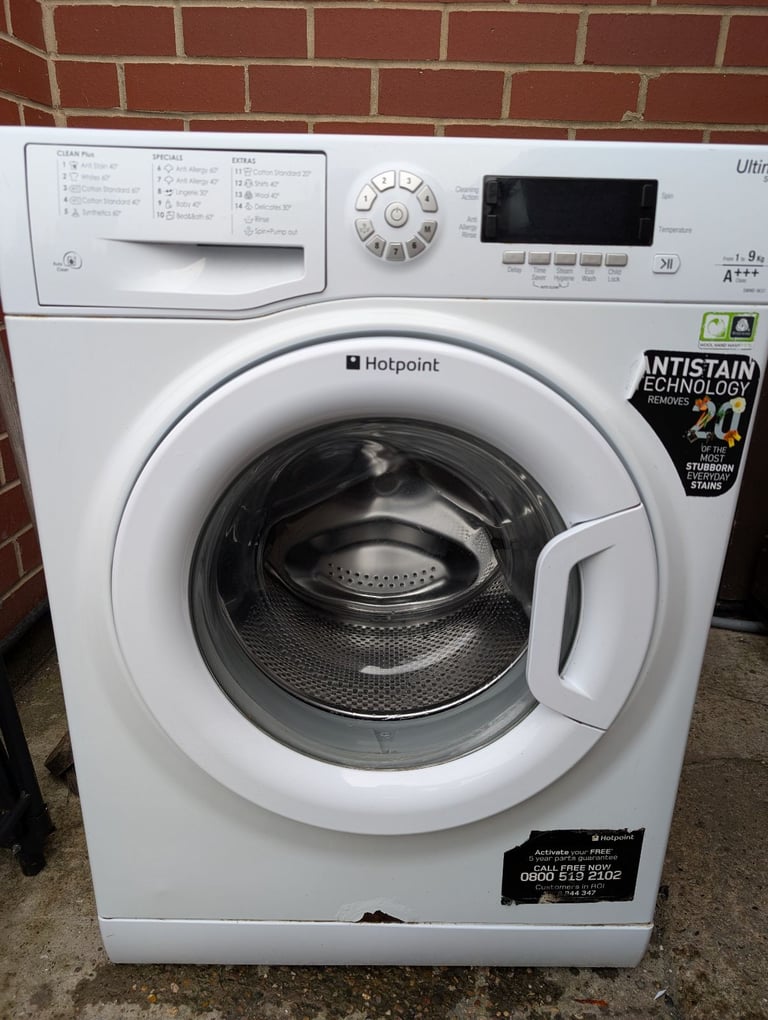 Hotpoint 9kg washing machine 