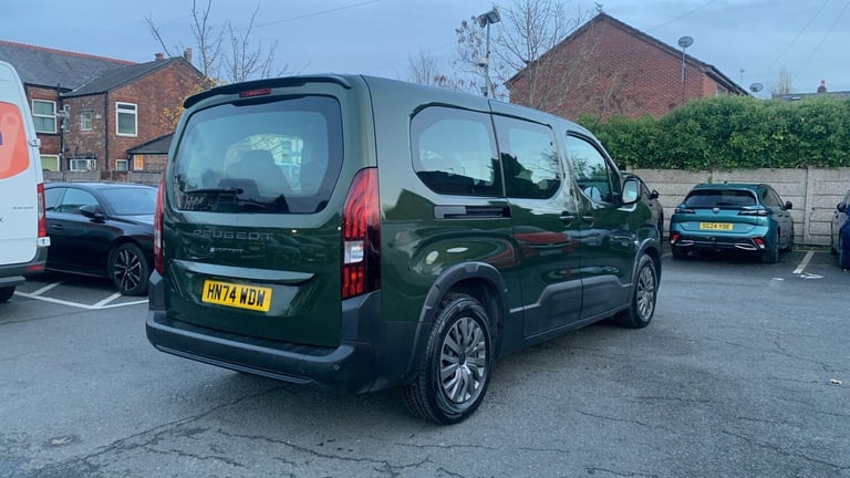 2024 Peugeot Rifter 52kWh Allure Long MPV 5dr Electric Auto (7.4kW Charger) (136 ps) MPV Electric...