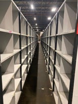 100 Bays of Used Shelving - Industrial Strength, Warehouse Shelving