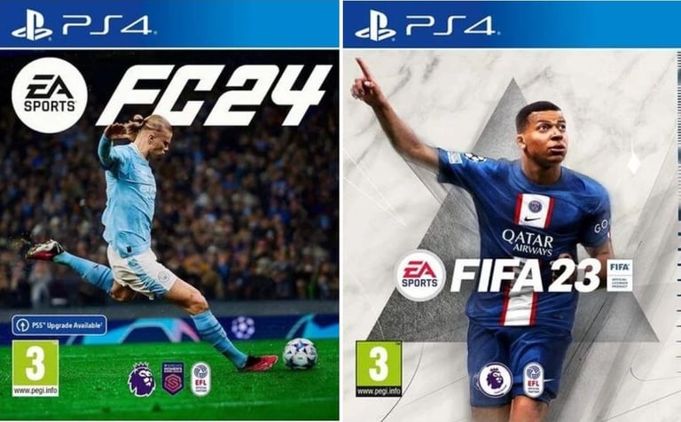 PS4 videgames. (Descenders, Riders republic, conan exiles, FC24, FIFA23 etc)