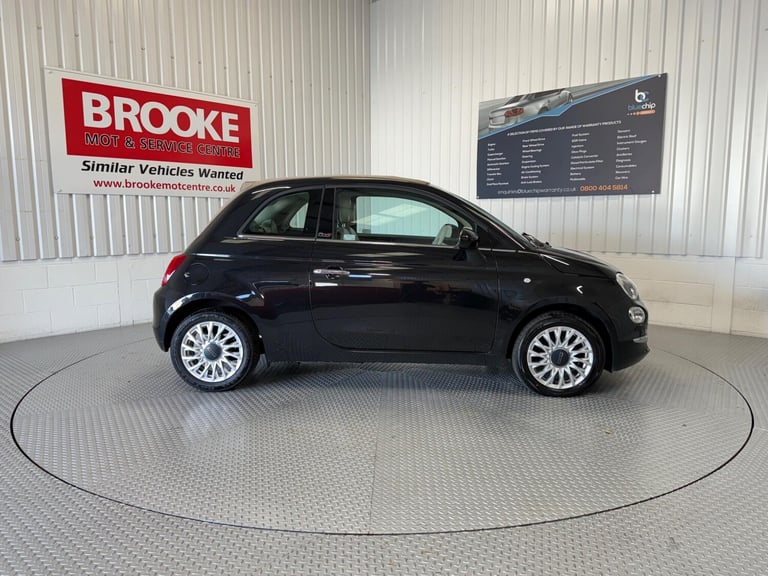 2018 Fiat 500C 1.2 Lounge Euro 6 (s/s) 2dr CONVERTIBLE Petrol Manual