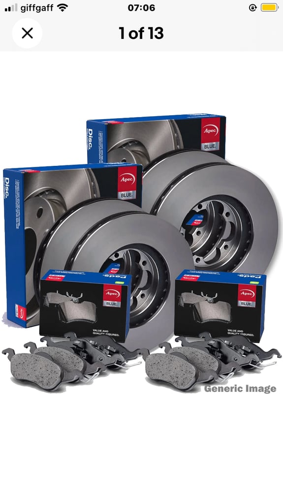 Nissan xtrail discs and pads 