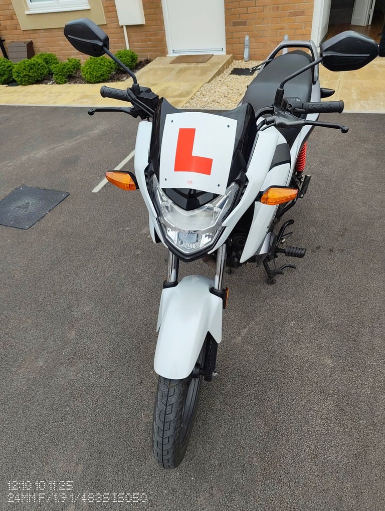 2022 Honda CBF125 (CB125F) - Great Starter Bike - Very Good Condition - White