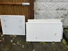 Panel central heating radiators various sizes x4