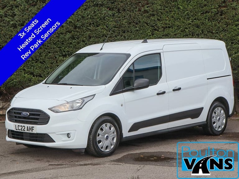 2022 Ford Transit Connect 210 Trend, 1.5TDCI, 100PS, 6 Speed L2 LWB VAN, 3 Seats, Heated Screen, ...