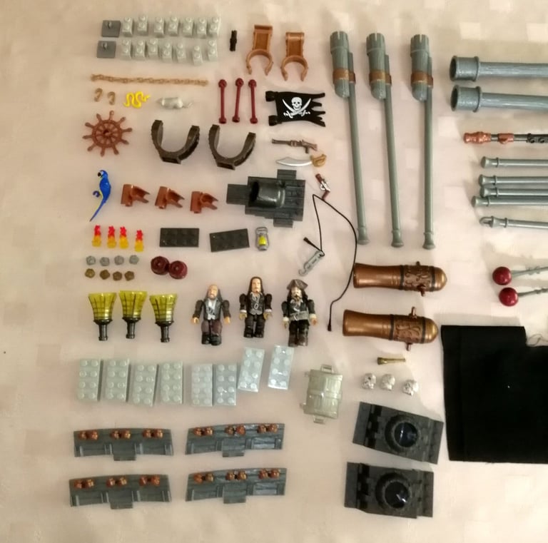 Mega Bloks 1017 Black Pearl Ship Pirates Of The Caribbean Dead Man's Chest