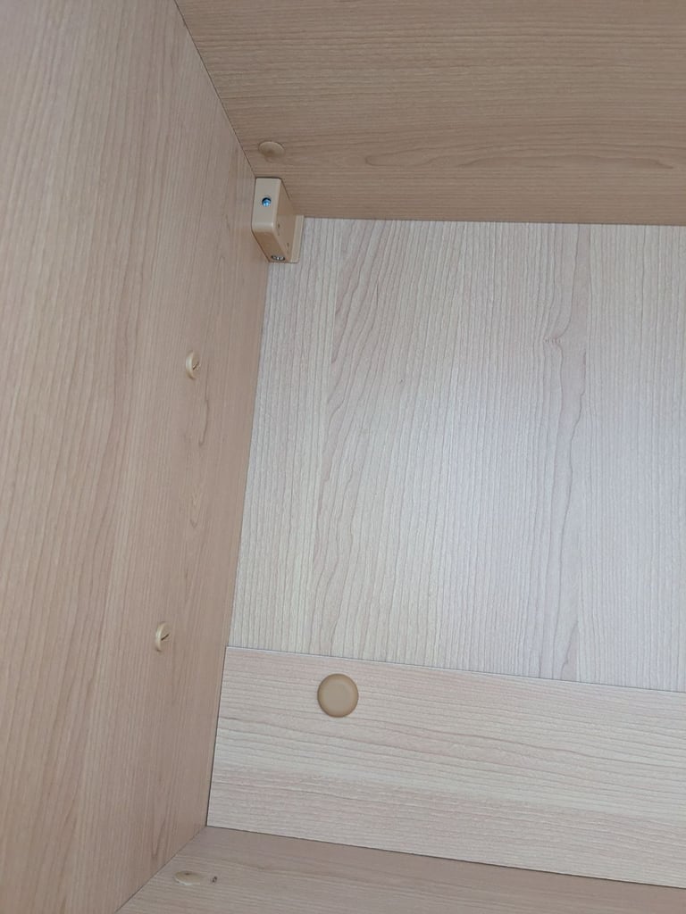 MFI Melbury Bedroom Furniture 6 piece ( Wardrobe, bridge unit, bookcase, cabinet)
