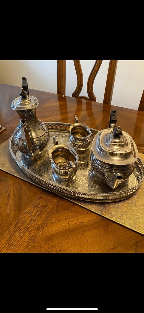 image for Vintage Silver plated coffee and tea set 