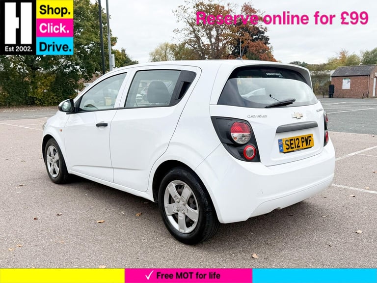 2012 Chevrolet Aveo 1.2 LS Hatchback 5dr Petrol Manual Euro 5 (s/s) (86 ps) HATCHBACK Petrol Manual