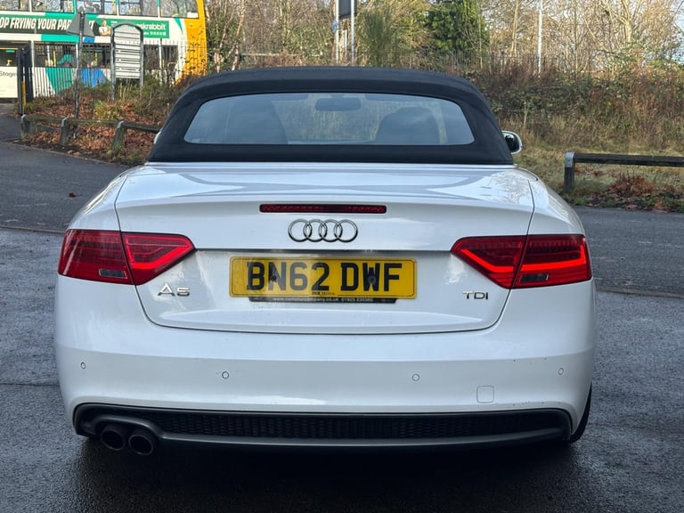2012 Audi A5 Cabriolet 2.0 TDI S line Euro 5 (s/s) 2dr CONVERTIBLE Diesel Manual