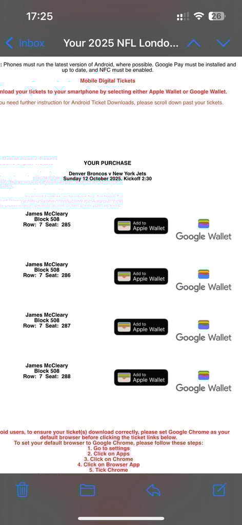 Denver Broncos v New York Jets 