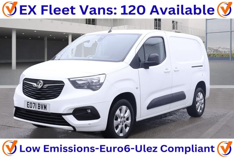 2021 71 VAUXHALL COMBO 1.5 TURBO D 2300 ELITE L2 LWB EURO 6 * 20,930 3 SEATER * 